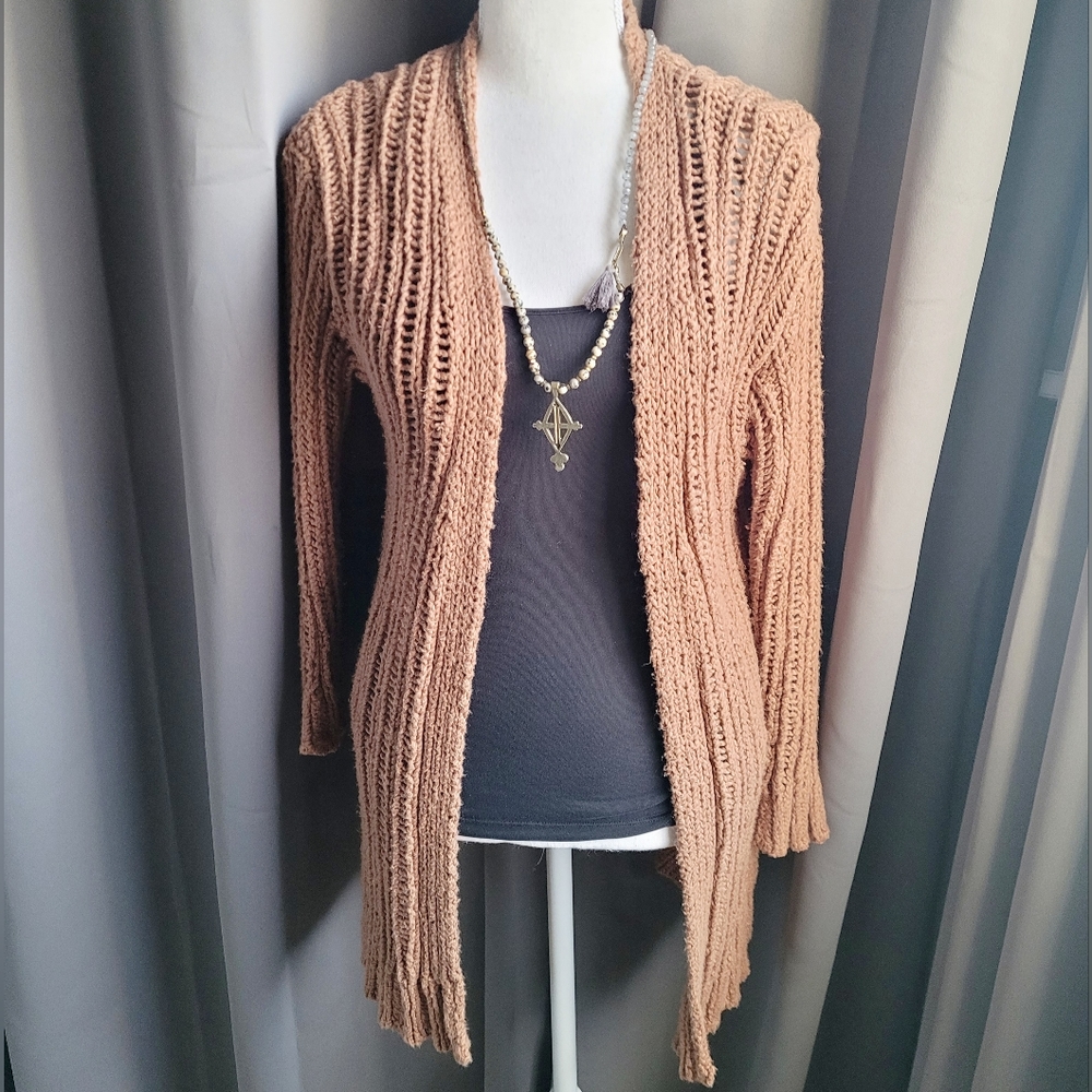 Brown cardigan